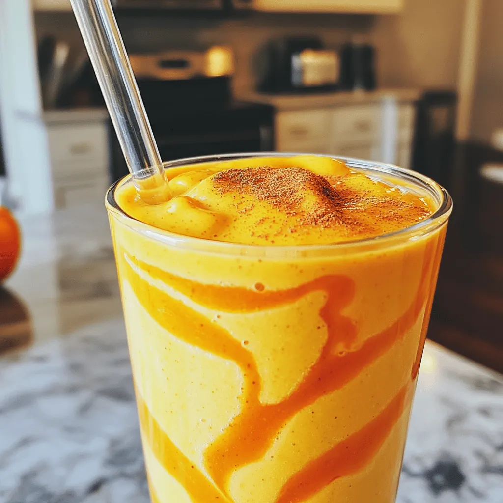 Pumpkin Spice Protein Smoothie Easy and Delicious Snack