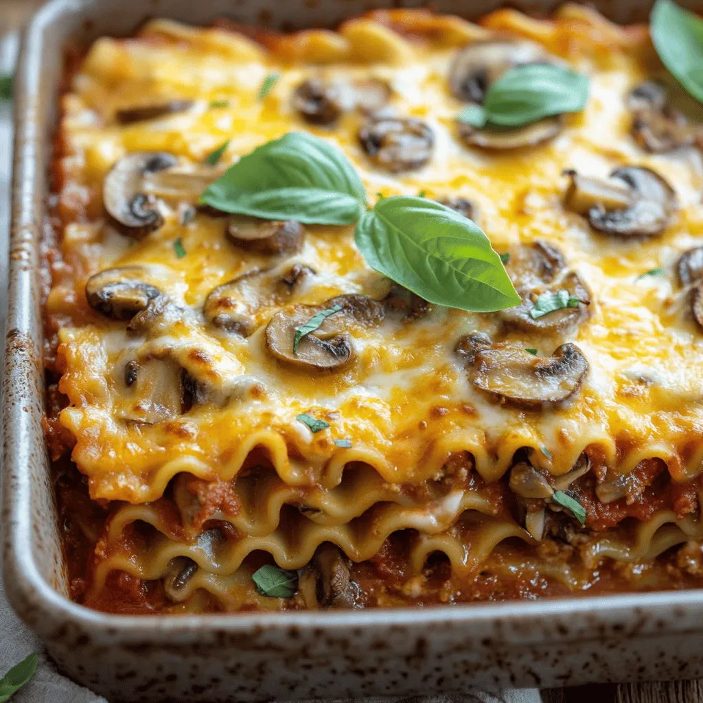 Mushroom Lasagna Delicious and Easy Recipe to Try
