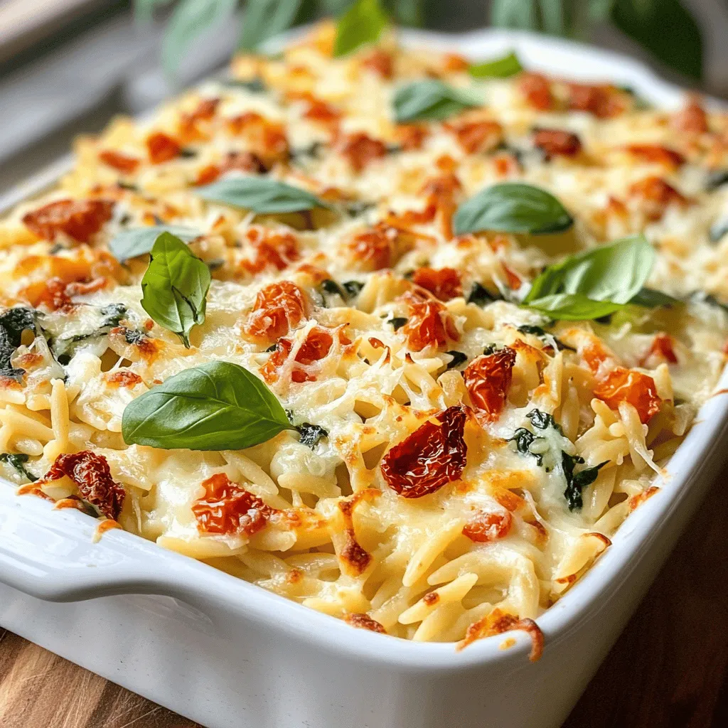 Sundried Tomato Boursin Baked Orzo: A Comfort Food Delight