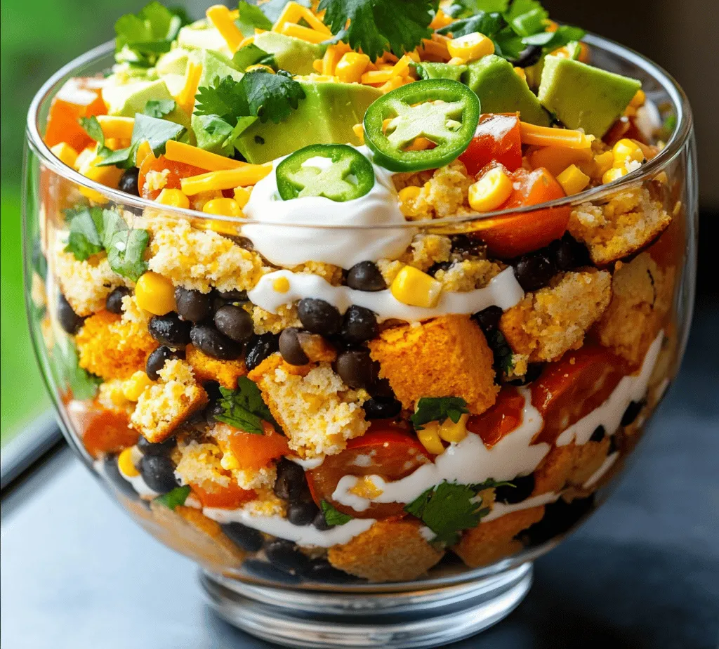 To create a Cowboy Cornbread Trifle that dazzles both in taste and presentation, it’s crucial to understand the key components that contribute to this delightful dish. Let’s break down the main ingredients that come together to create this masterpiece.