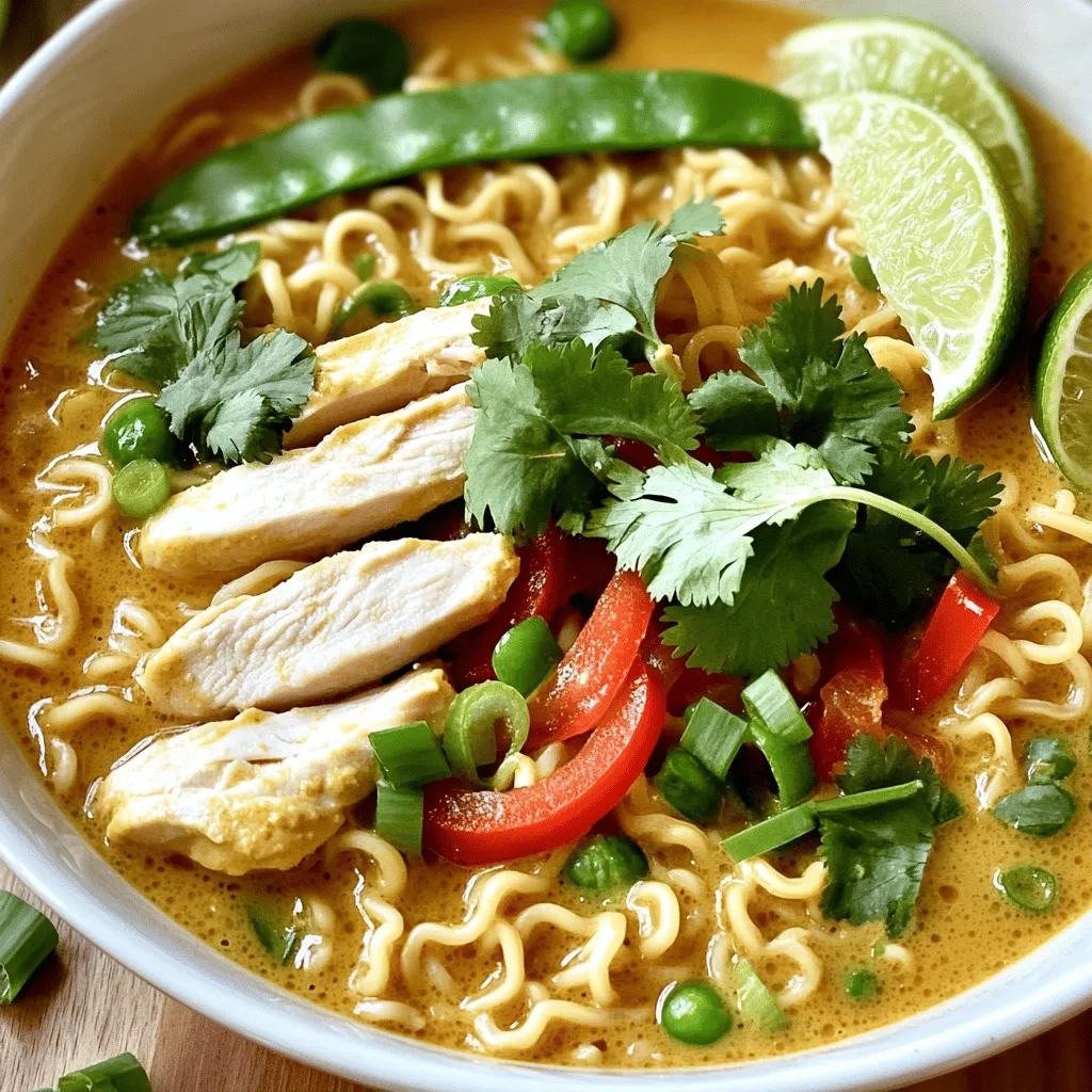 Coconut Curry Chicken Ramen Flavorful Dinner Delight