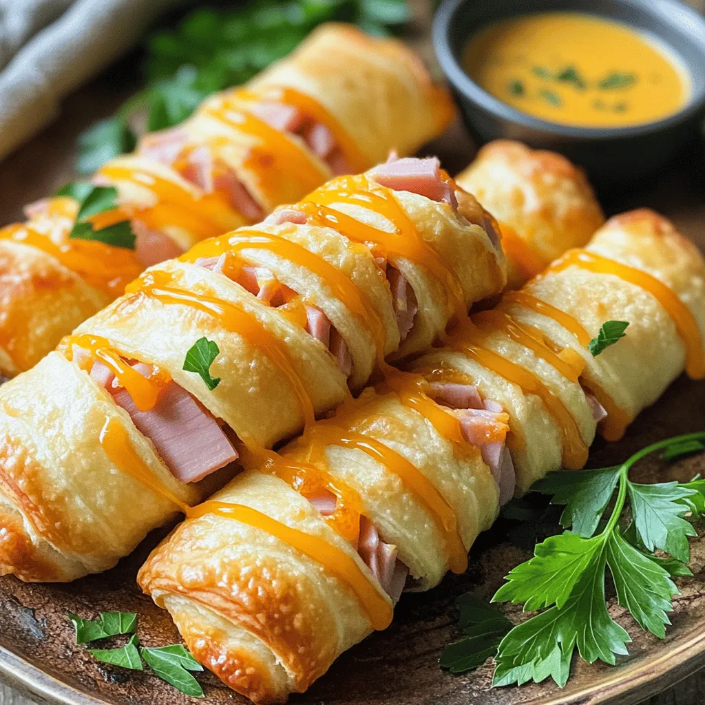 Cheesy Ham Delight Sticks Recipe: A Savory Snack for Any Occasion