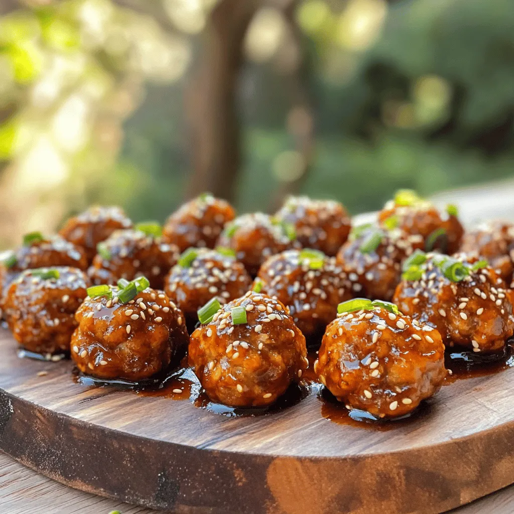 Sweet and Spicy Korean Meatballs Easy and Flavorful Dish