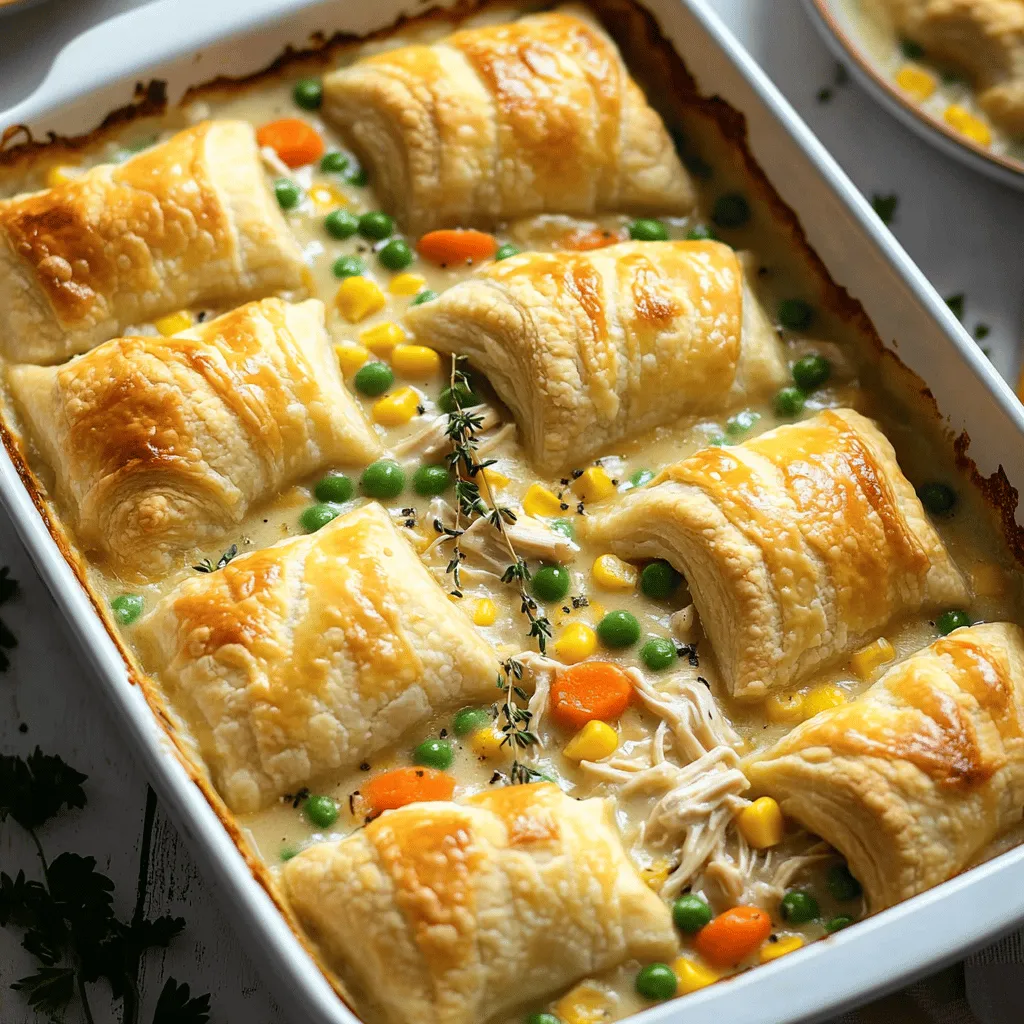 Easy Chicken Pot Pie Casserole Flavorful Family Dinner