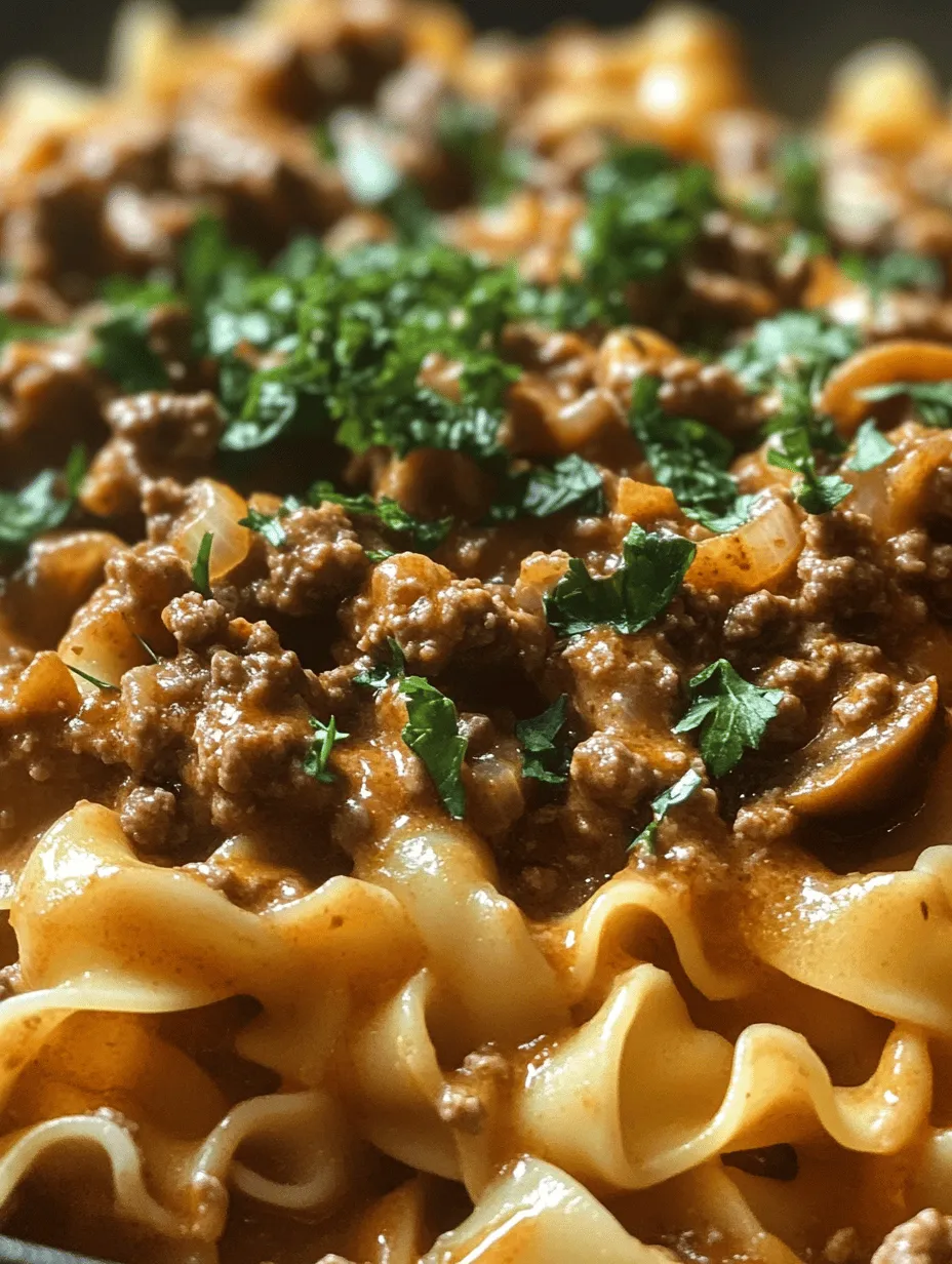 The Best Ground Beef Stroganoff Recipe You’ve Never Tried!