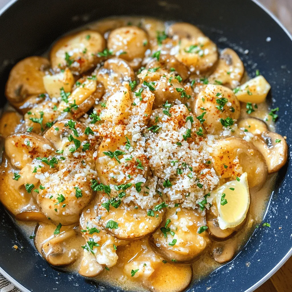 Savory Garlic Parmesan Mushrooms: A Flavorful Delight