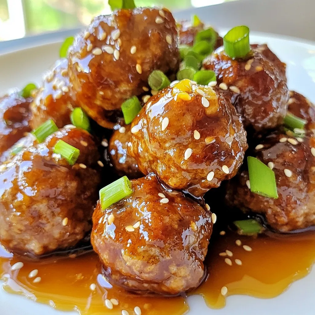 Honey Garlic Glazed Meatballs Tasty and Easy Recipe