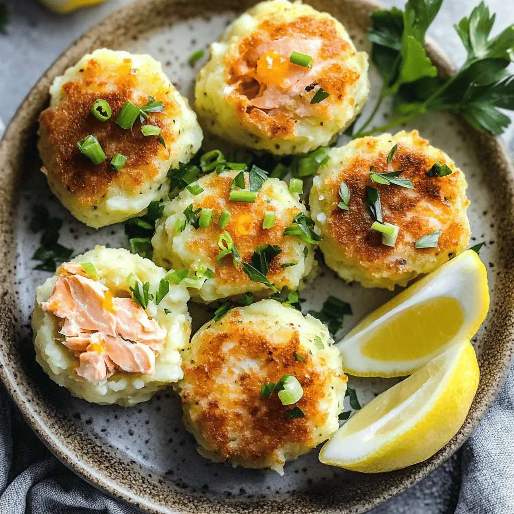 To make salmon croquettes, you need simple, fresh ingredients. Here are the key items for your dish: