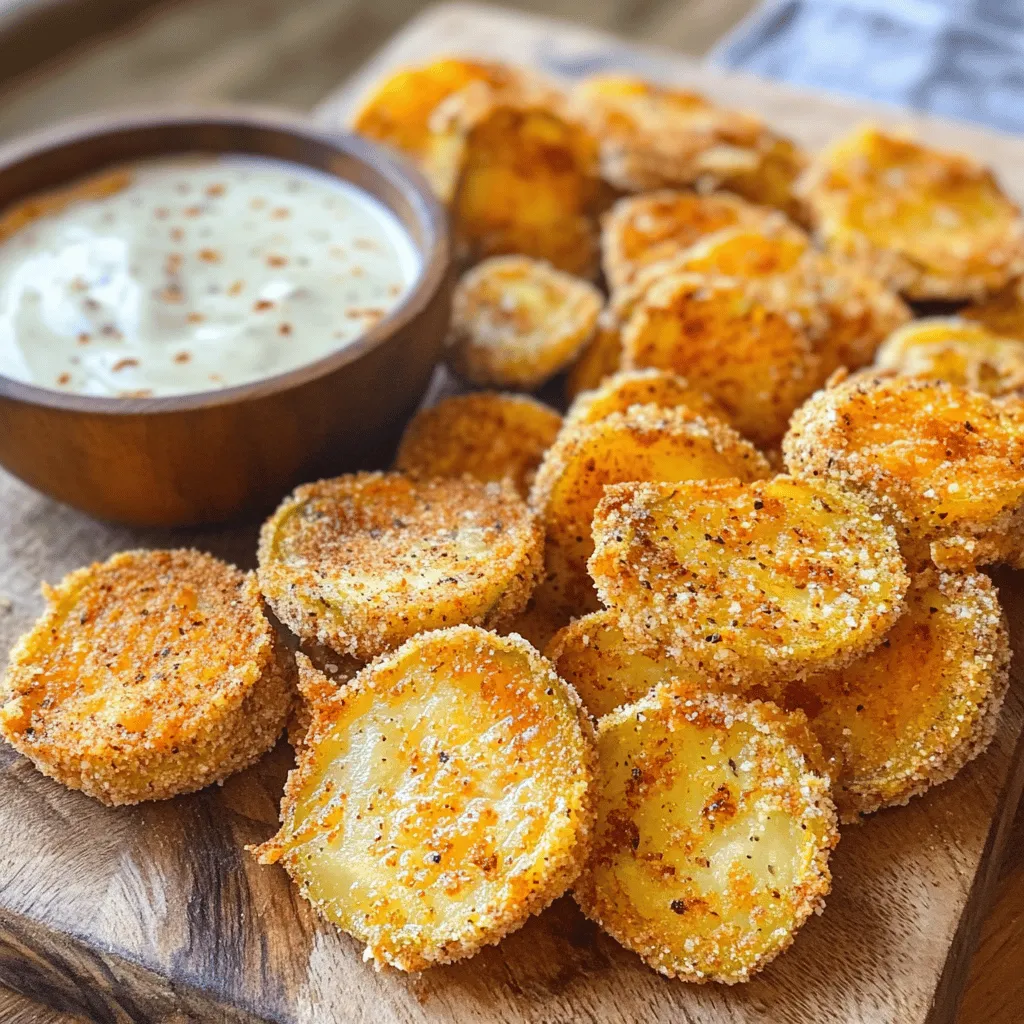Crunchy Heaven: Fried Pickles with a Zesty Twist