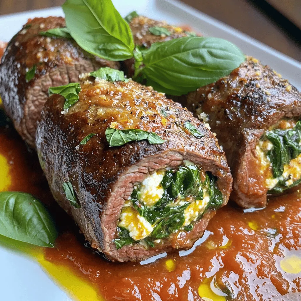 To make melt in yo mouth beef braciole, you need fresh, quality ingredients. The main star is beef flank steak. This cut is thin, tender, and perfect for rolling. When you pound it, it becomes easy to fill and roll.