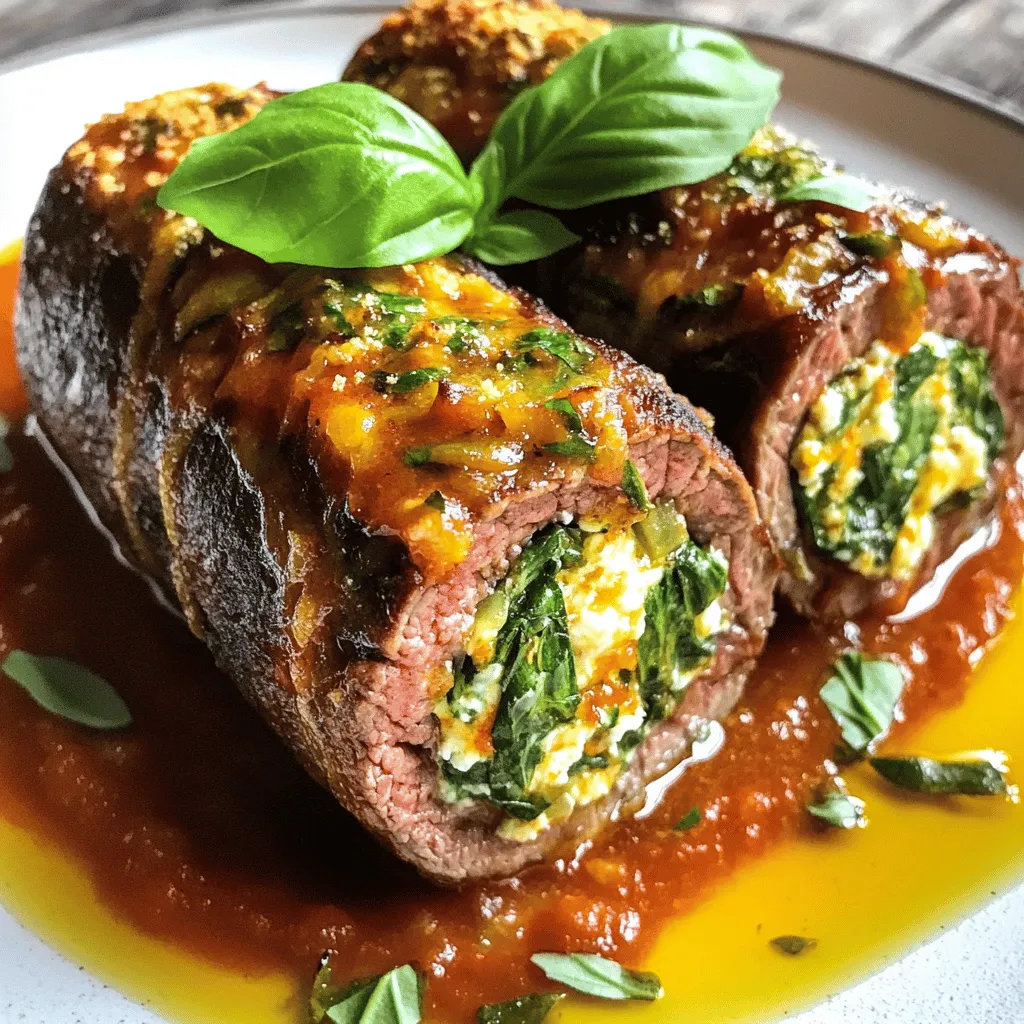 Melt in Yo Mouth Beef Braciole Savory and Tender Dish