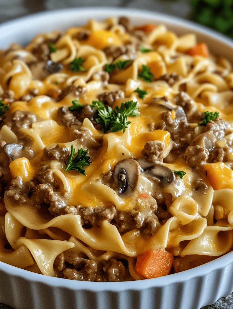 Embracing Comfort Food with Creamy Dreams Beef Noodle Bake