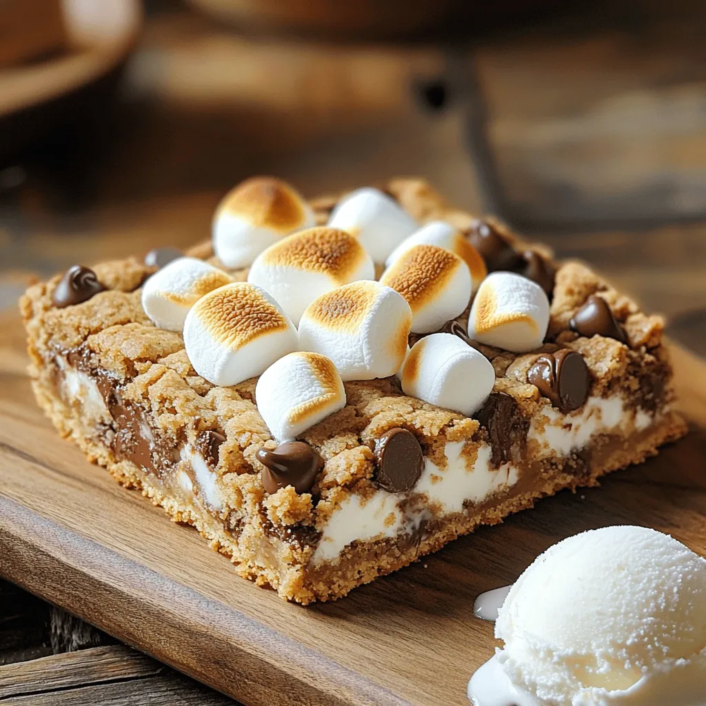 S&#8217;mores Cookie Bars Easy Recipe for Sweet Delight