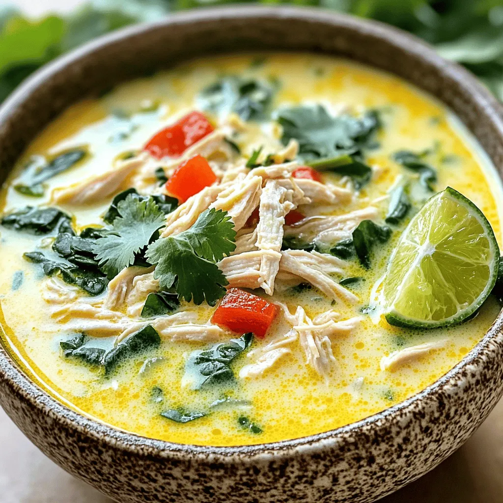 Creamy Coconut Lime Chicken Soup Flavorful Comfort Meal