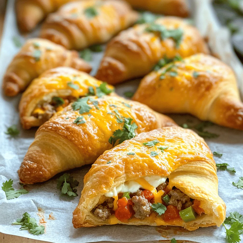 Rotel Sausage &#038; Cream Cheese Crescents Delight