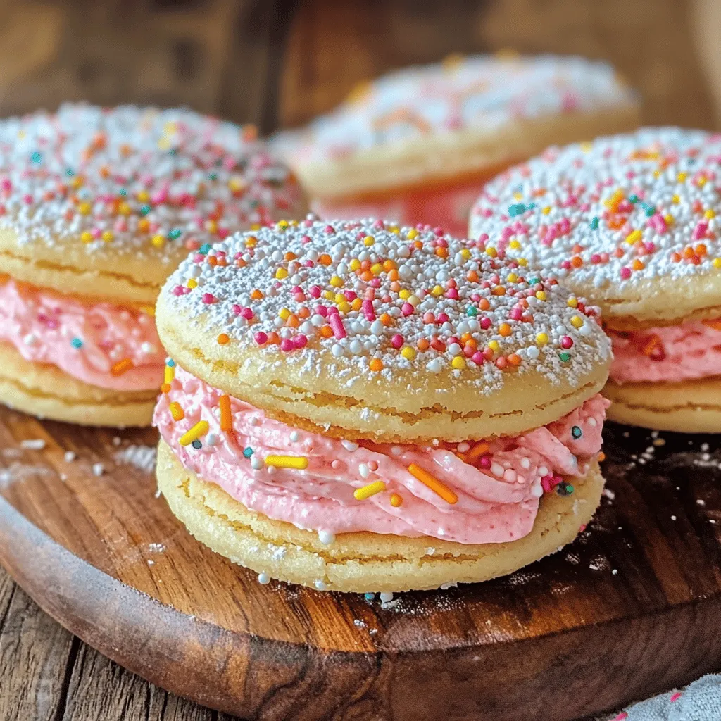 Soft Strawberry Cake Mix Sandwich Cookies: A Delicious Treat