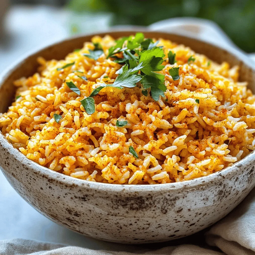 The main ingredients in Texas Roadhouse seasoned rice create bold flavors. You need long-grain rice, which cooks fluffy and separate. Chicken broth adds depth, but vegetable broth works too for a vegetarian option. Olive oil gives a rich base, while onions and garlic add a sweet touch.