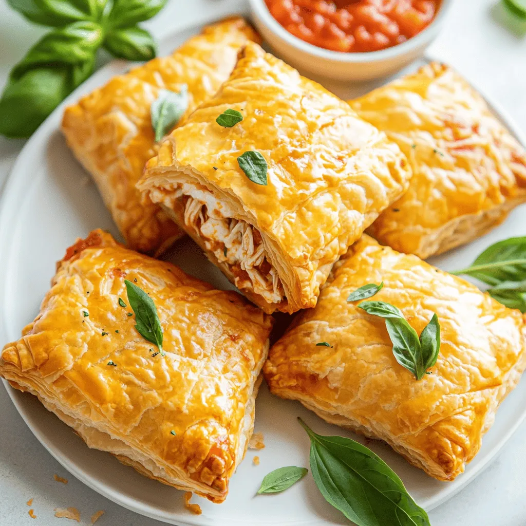 Savory Chicken Parmesan Pillows Easy Weeknight Meal