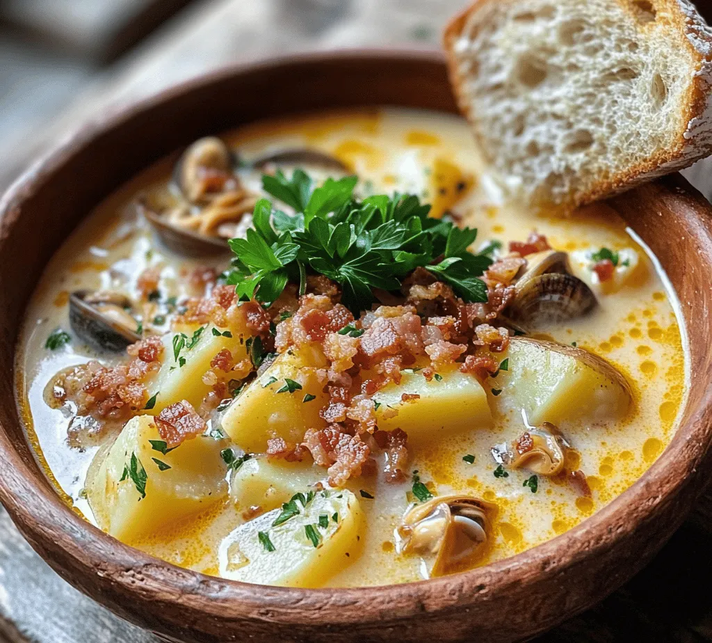 New England clam chowder is more than just a dish; it represents a rich culinary tradition that has been cherished in the northeastern United States for centuries. This creamy, hearty soup embodies comfort, making it a favorite whether enjoyed on a chilly winter evening or a breezy summer day. The beauty of clam chowder lies in its ability to bring warmth and satisfaction, drawing family and friends together around the dinner table.