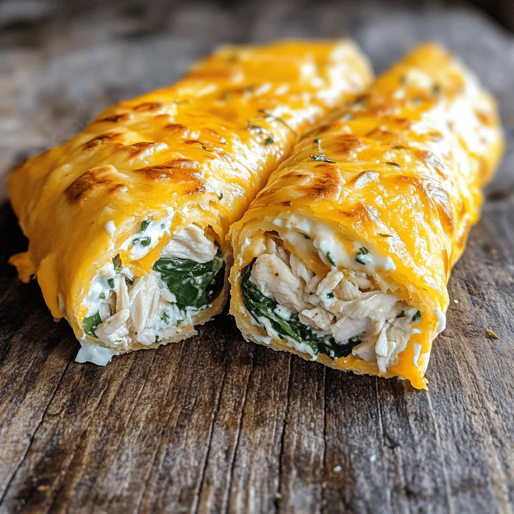 Cheesy Garlic Chicken Wraps Flavorful and Easy Meal
