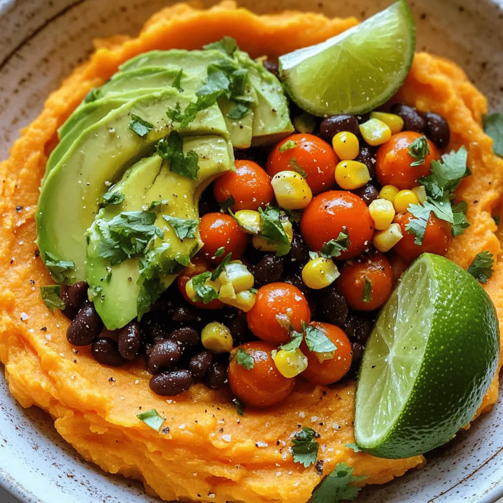 Mashed Sweet Potato Bowl: A Wholesome and Versatile Meal Option