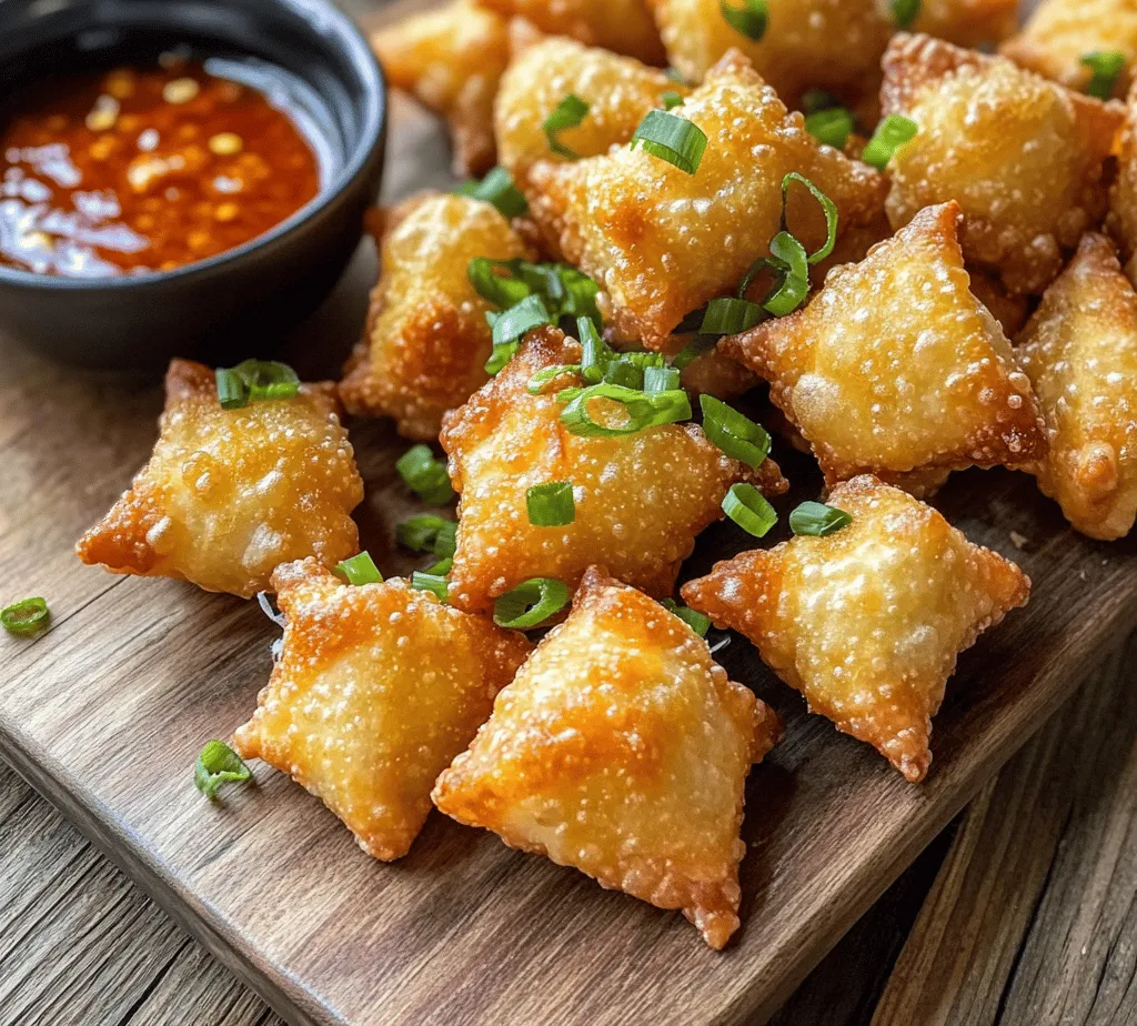 To begin crafting the perfect Coastal Crunch Crab Rangoon, start with the filling. This step is crucial for building flavor and achieving the ideal creamy texture. Here’s how to prepare the filling: