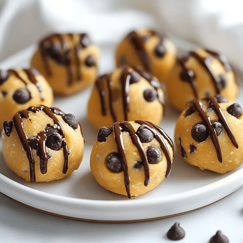 Chocolate Chip Cookie Dough Bites Tasty and Easy Snack