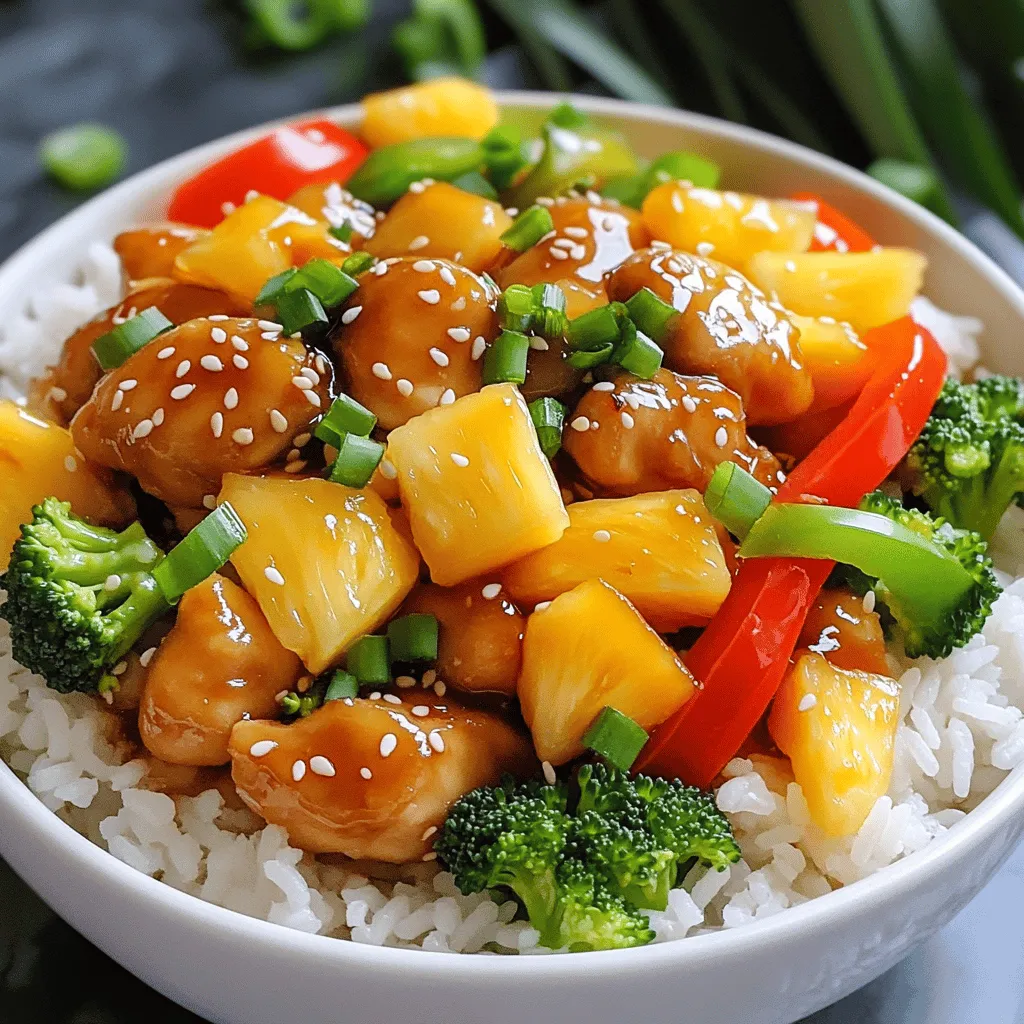 Pineapple Teriyaki Chicken Bowls Flavorful and Easy Meal