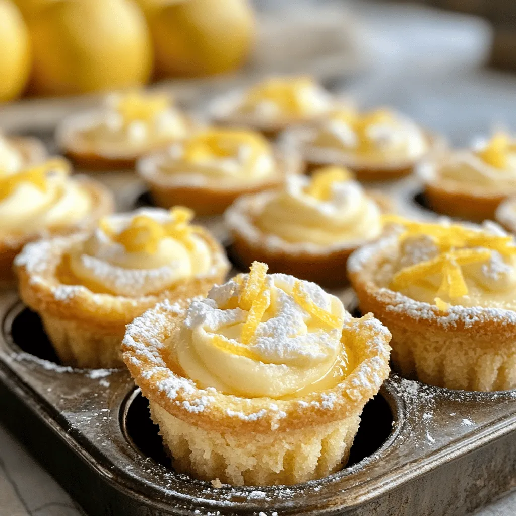 Lemon Bar Cookie Cups Recipe