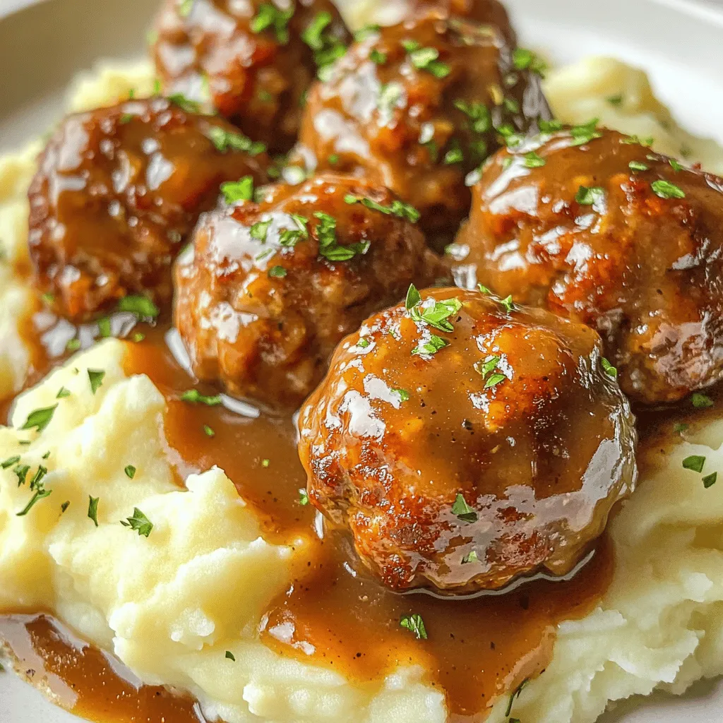 The magic of these meatballs starts with the right ingredients. For the meatball mixture, I use 1 pound of ground beef and 1/2 pound of ground pork. This mix adds depth and flavor. I also include 1/2 cup of breadcrumbs for texture and 1/4 cup of grated Parmesan cheese for richness. Fresh parsley, about 1/4 cup, brings a bright touch.