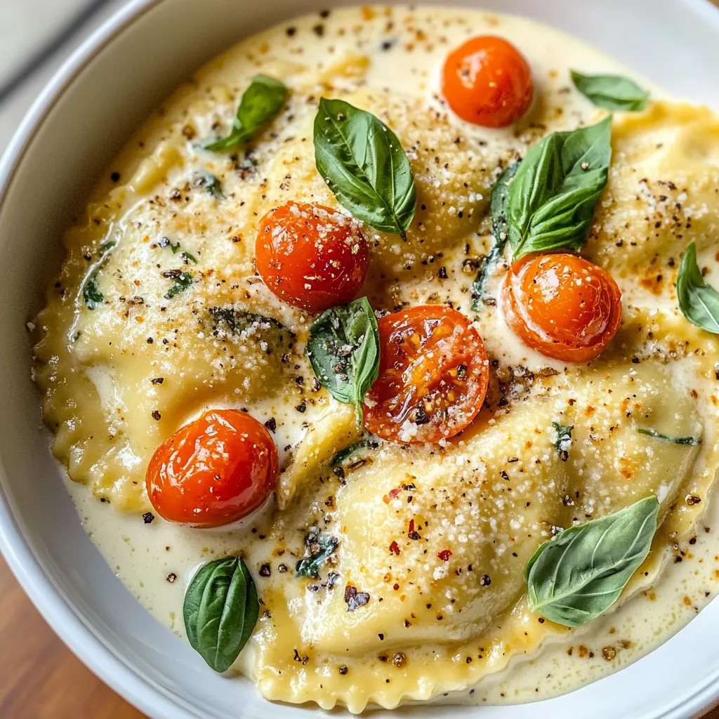 Indulge in Creamy Tuscan Ravioli: A Delightful Italian Dish for Any Occasion