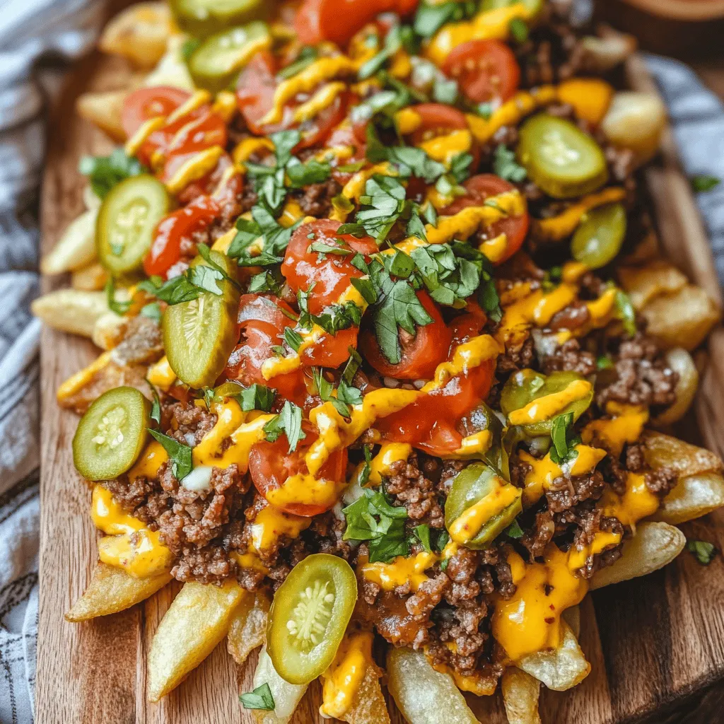 Cheeseburger Fries: The Ultimate Comfort Food Fusion