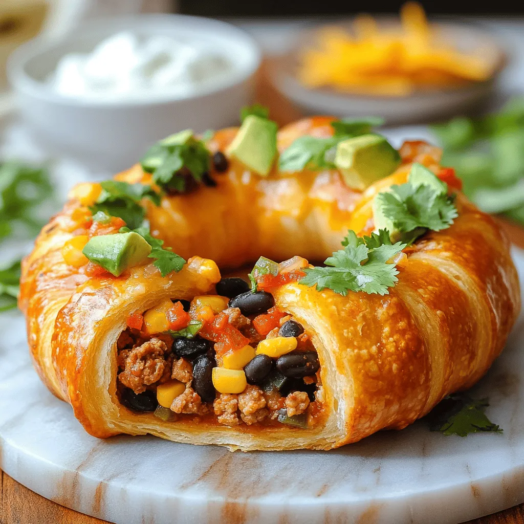 Turkey Taco Ring Recipe: A Flavorful and Fun Dish for Any Occasion