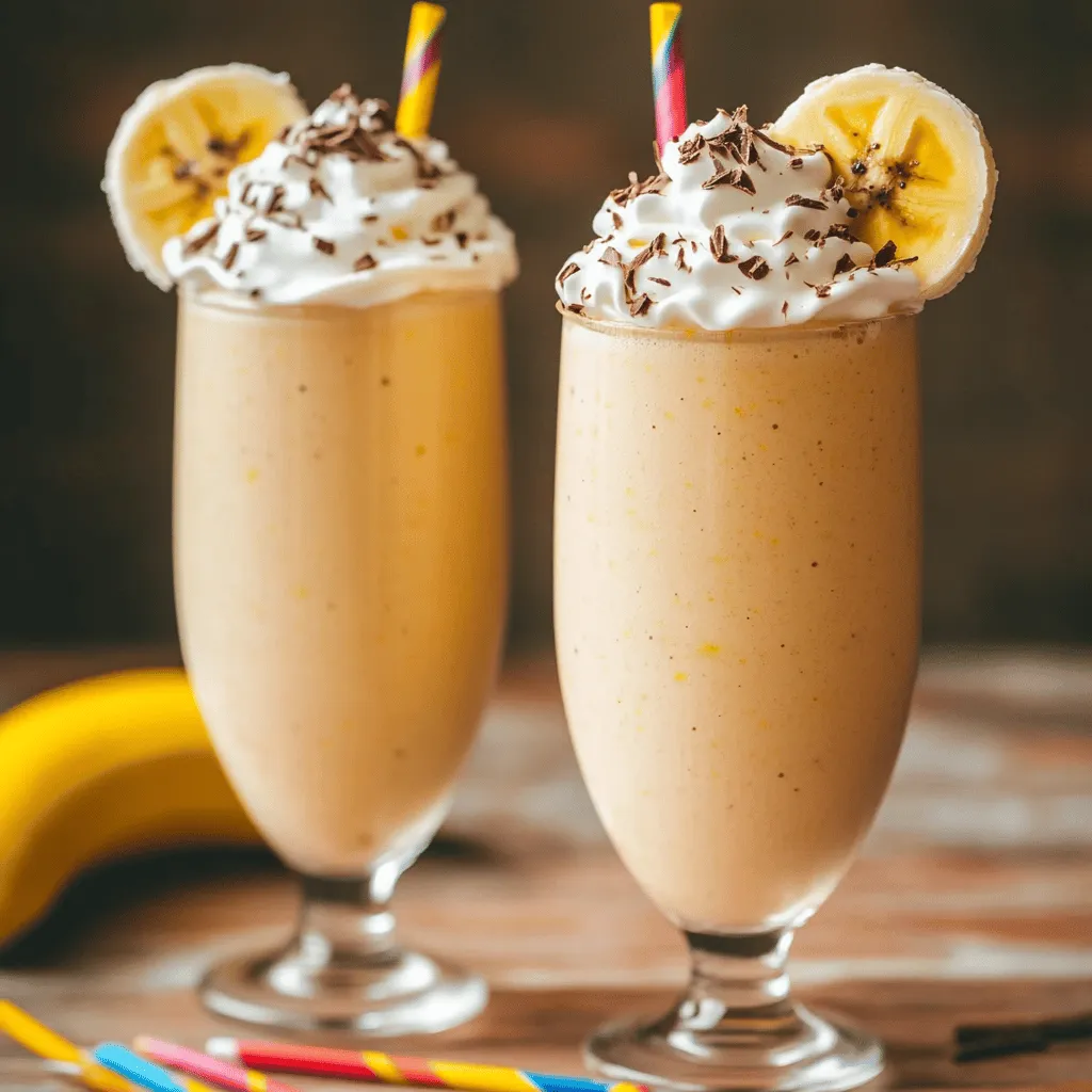 Creamy Banana Bliss Milkshake Recipe: A Delightful Treat for Everyone