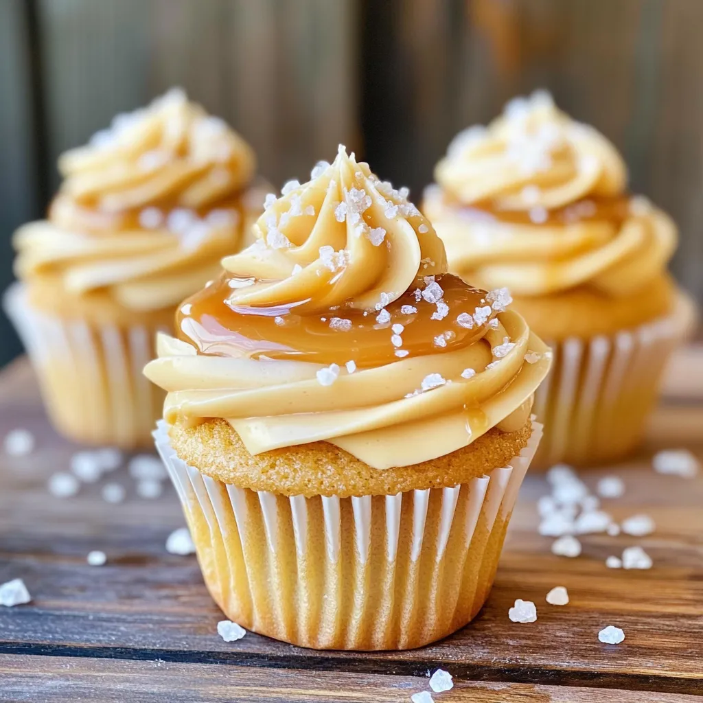 Sweet &#038; Salty Heaven: Salted Caramel Cupcakes