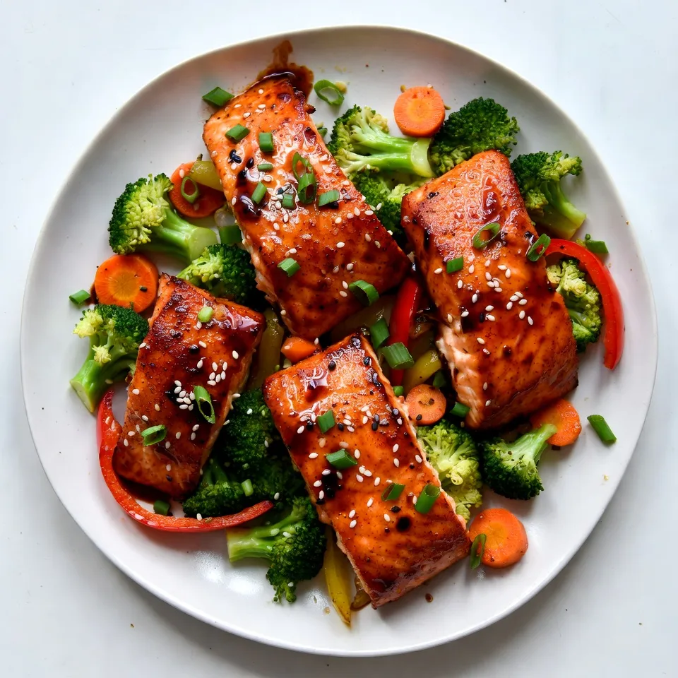 Teriyaki Salmon Sheet Pan Dinner Quick and Flavorful