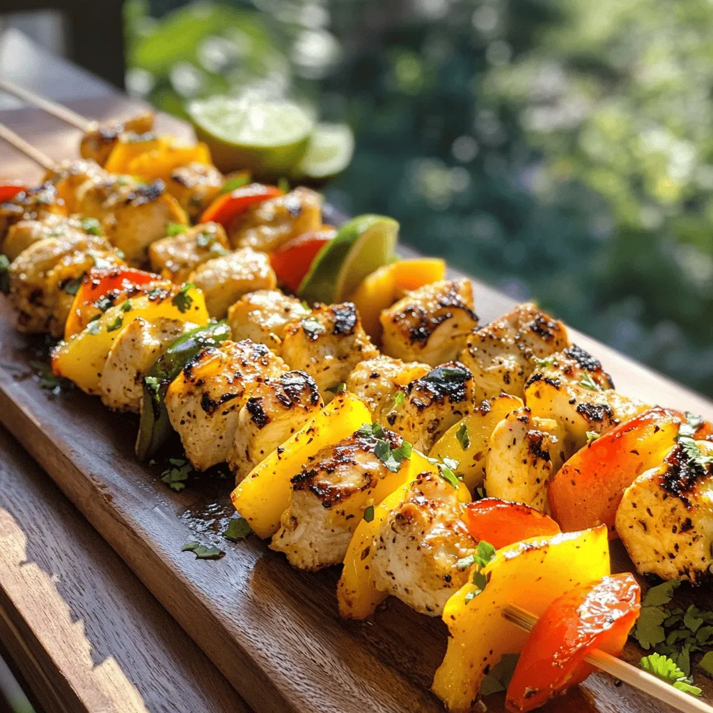 Tropical Aloha Chicken Skewers Recipe