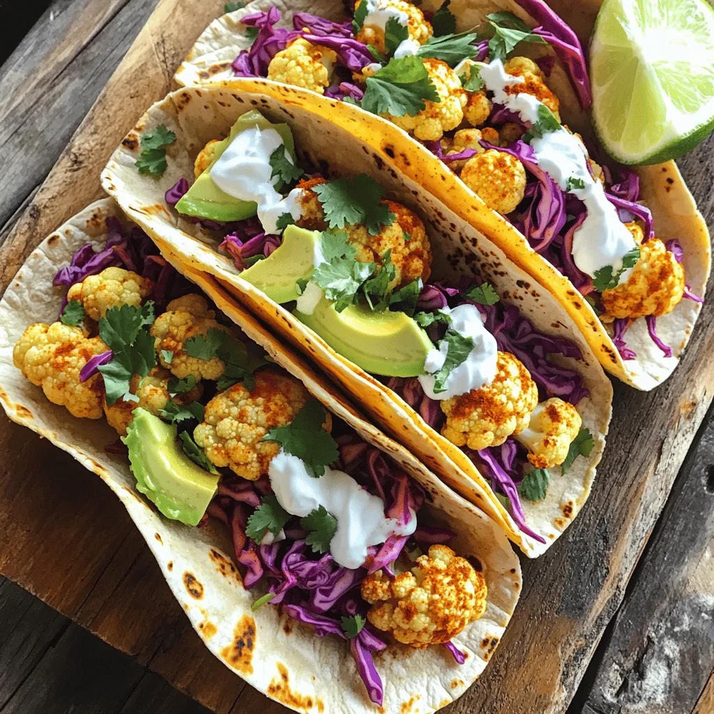 Roasted Cauliflower Tacos Tasty and Simple Recipe