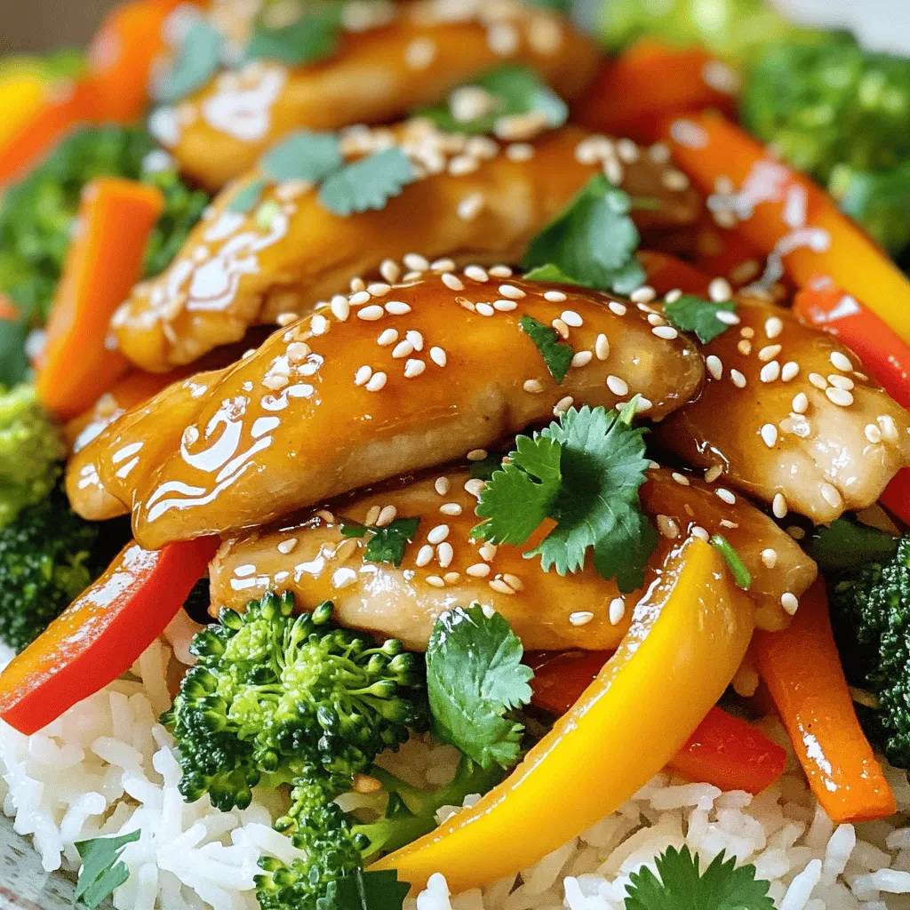 Honey Garlic Chicken Stir Fry Quick and Easy Recipe