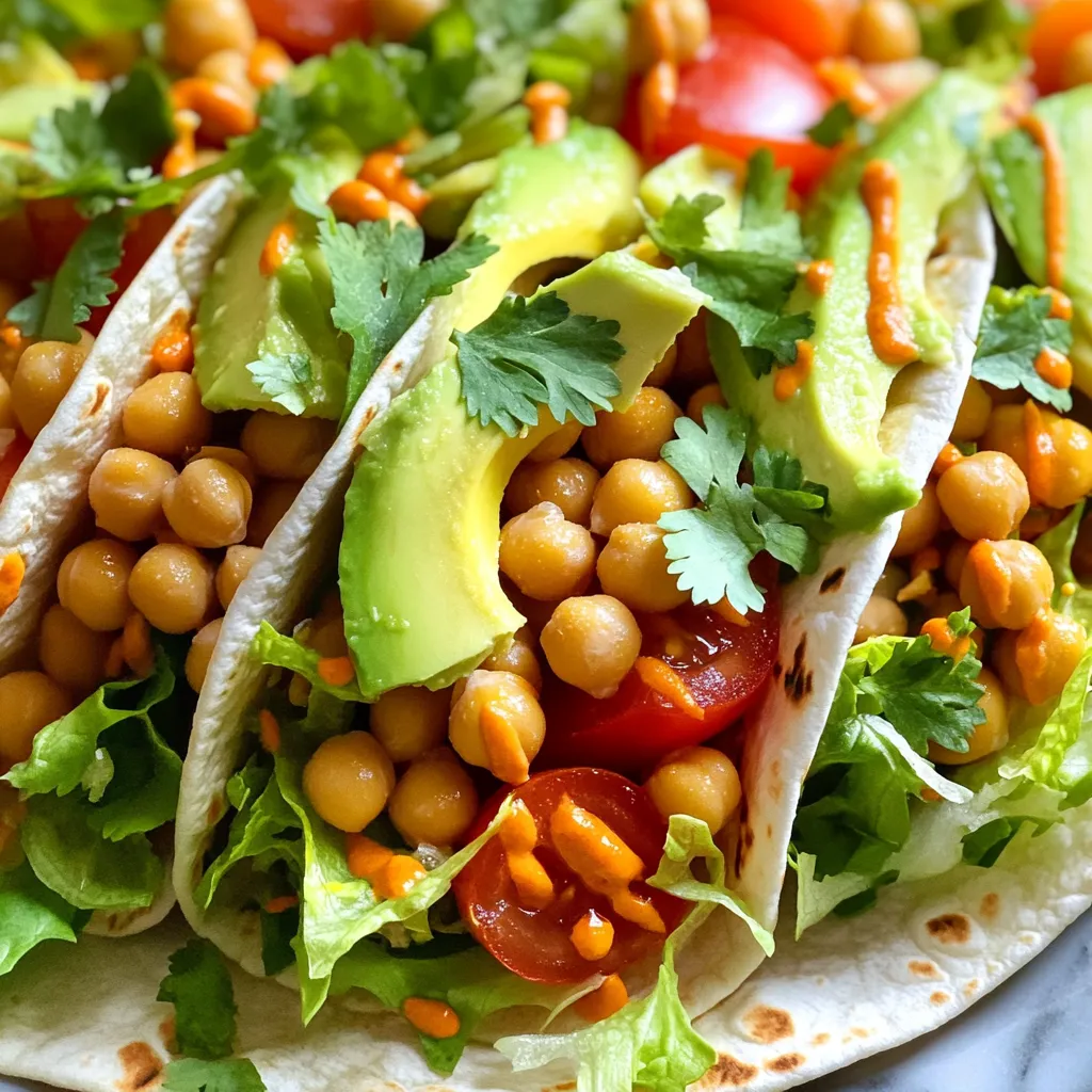 Vegan Buffalo Chickpea Wraps Flavorful and Easy Recipe