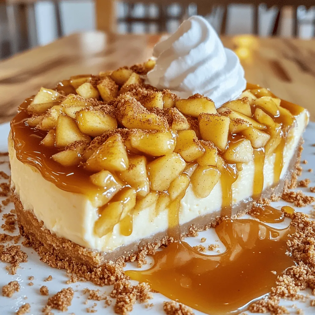 Irresistible Apple Pie Stuffed Cheesecake Delight