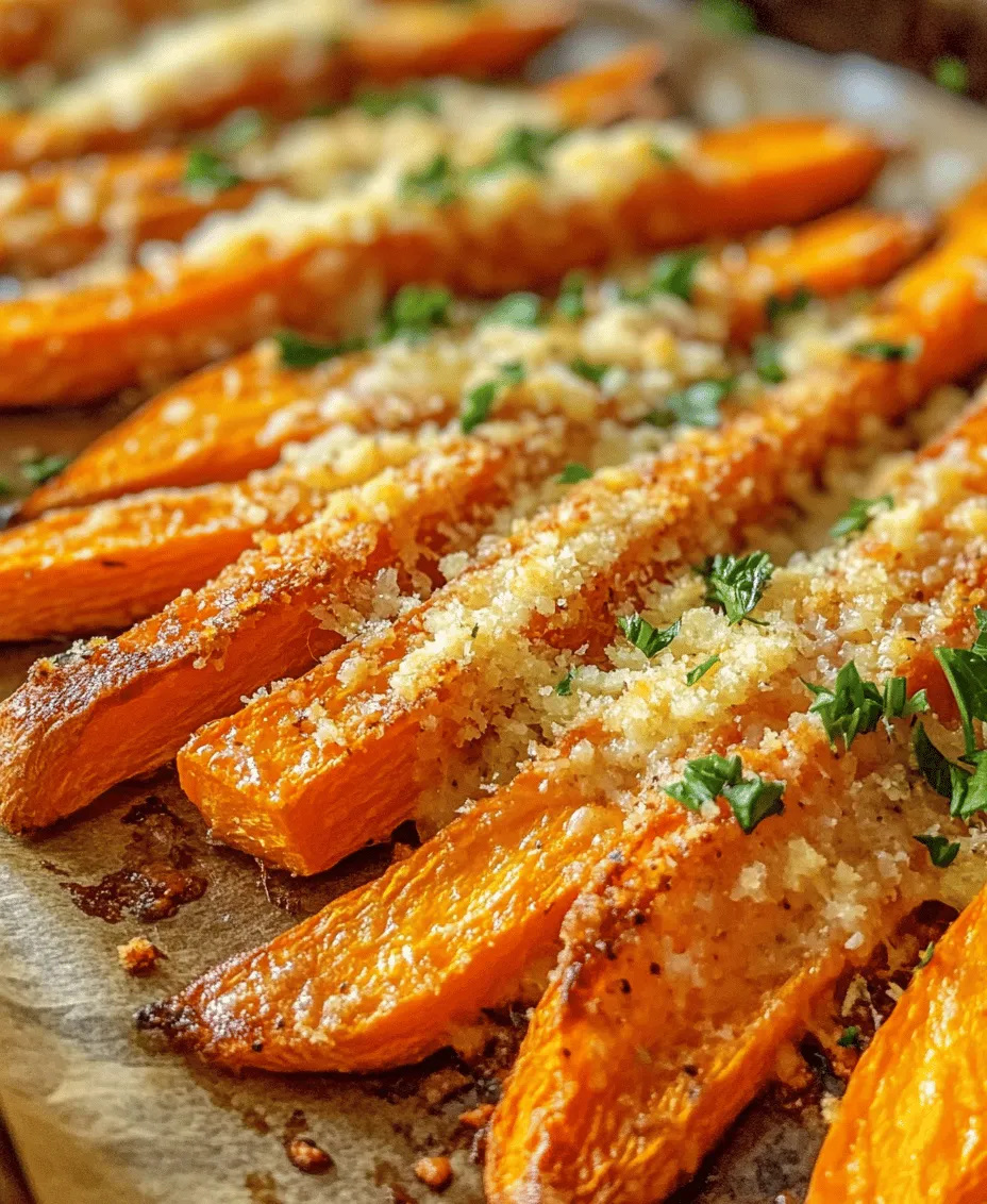 At the heart of our Parmesan Roasted Carrot Fries are, of course, carrots. These vibrant vegetables are not only visually appealing but also packed with numerous health benefits. Carrots are rich in essential nutrients such as beta-carotene, which the body converts into vitamin A, playing a crucial role in maintaining healthy vision, skin, and immune function. Furthermore, carrots are an excellent source of dietary fiber, helping to promote digestive health and keep you feeling full longer.