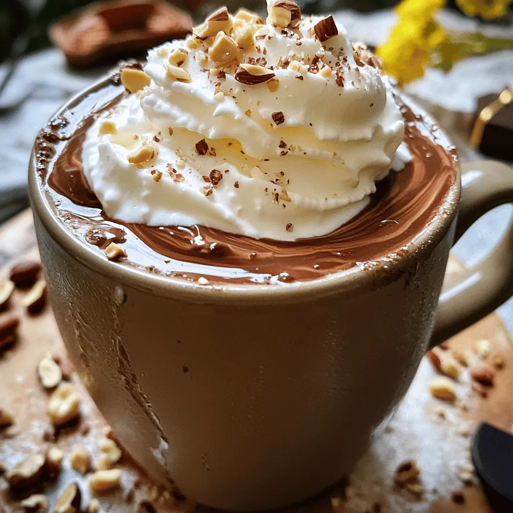 Chocolate Hazelnut Latte Delightful Coffee Treat