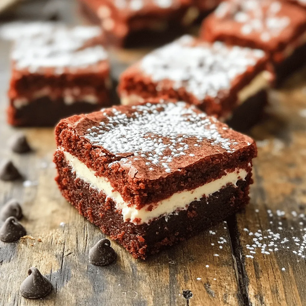 The Best Fudgy Red Velvet Brownies Recipe
