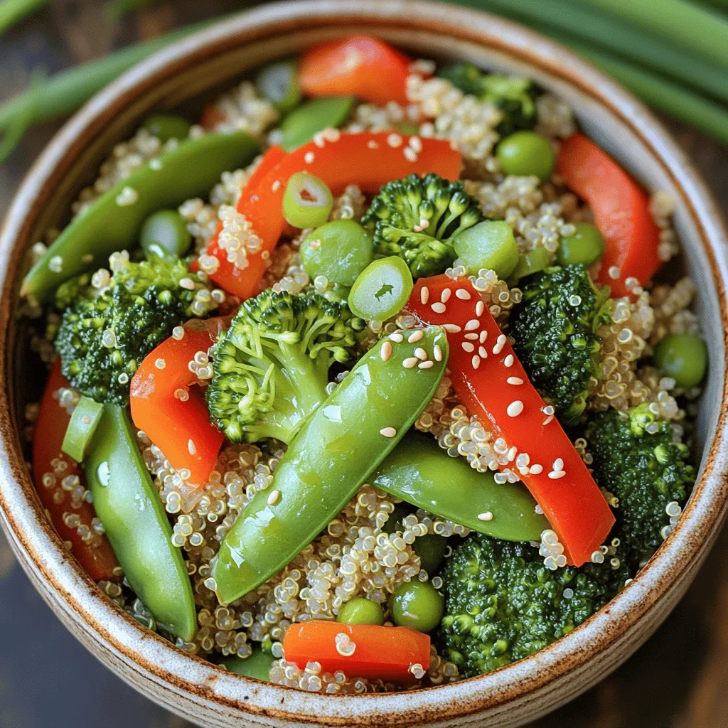 Easy Veggie Quinoa Stir Fry Flavorful and Quick Meal