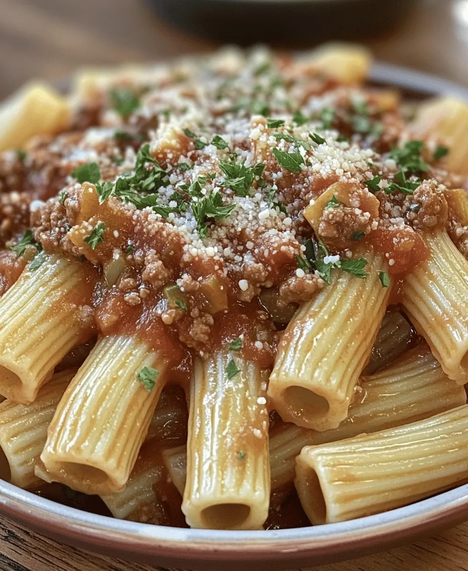 The heart of any great dish lies in its ingredients. A closer look at what makes this Rigatoni Delight so special reveals the importance of quality and freshness in each component. By choosing the best ingredients and understanding their roles in the dish, you can elevate your cooking and ensure that every bite is full of flavor.