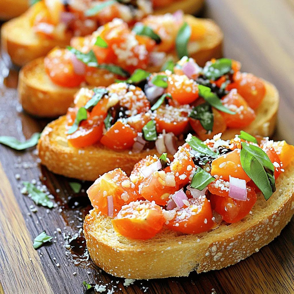 116. Tomato and Basil Bruschetta Easy and Flavorful Dish