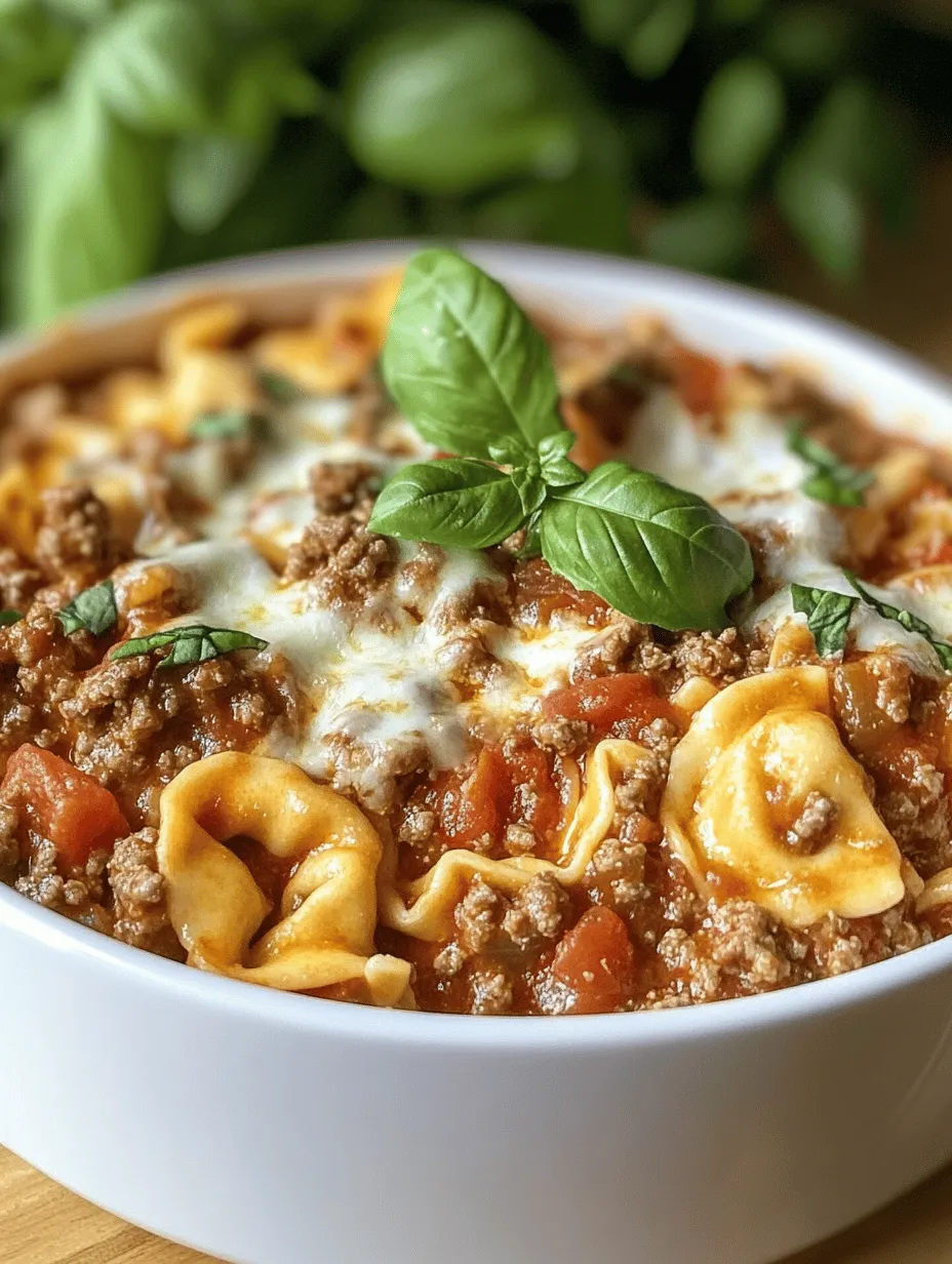 Cheesy Beef &#038; Parmesan Tortellini Delight Recipe