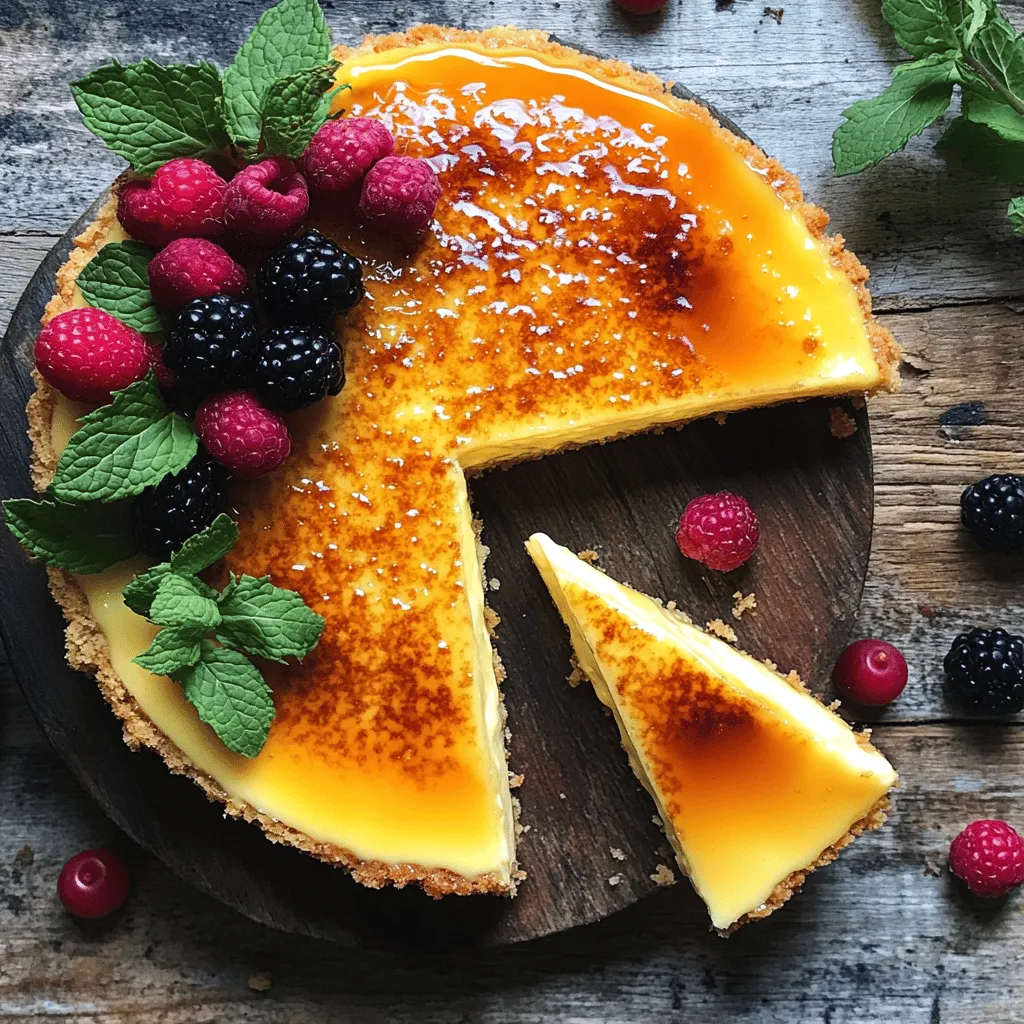 Crème Brûlée Cake Delightful and Easy Recipe