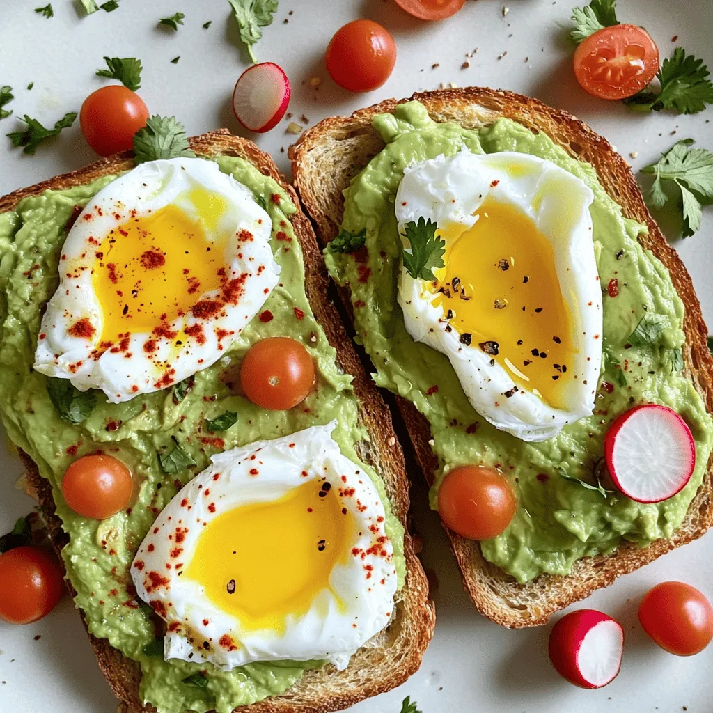 Savory Avocado Toast with Poached Egg Recipe